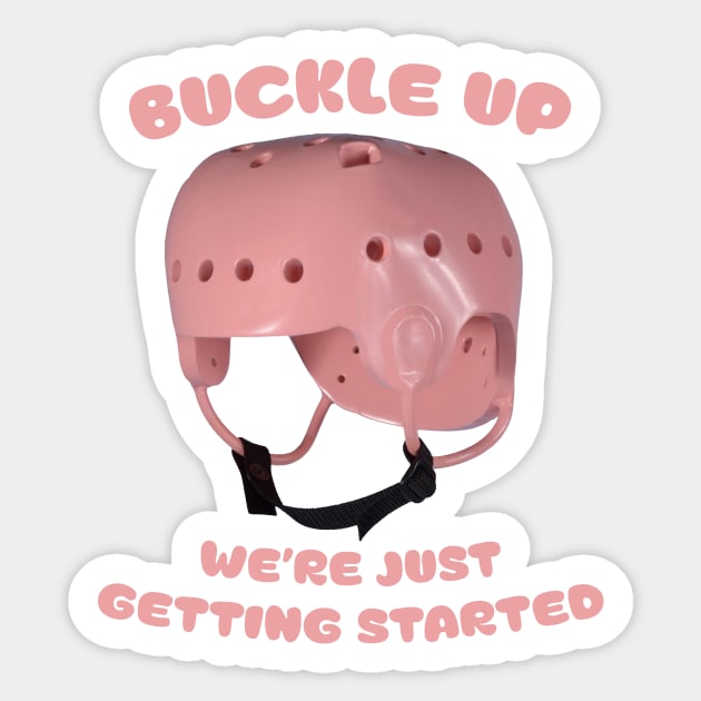 Buckle Up Sticker by Pawsitivity Park